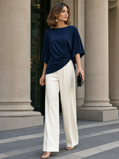 Valeska | Batwing Sleeve Two Piece Pantsuit