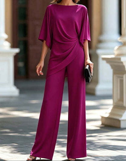 Zadie | Relaxed Draped Two Piece Pants Set