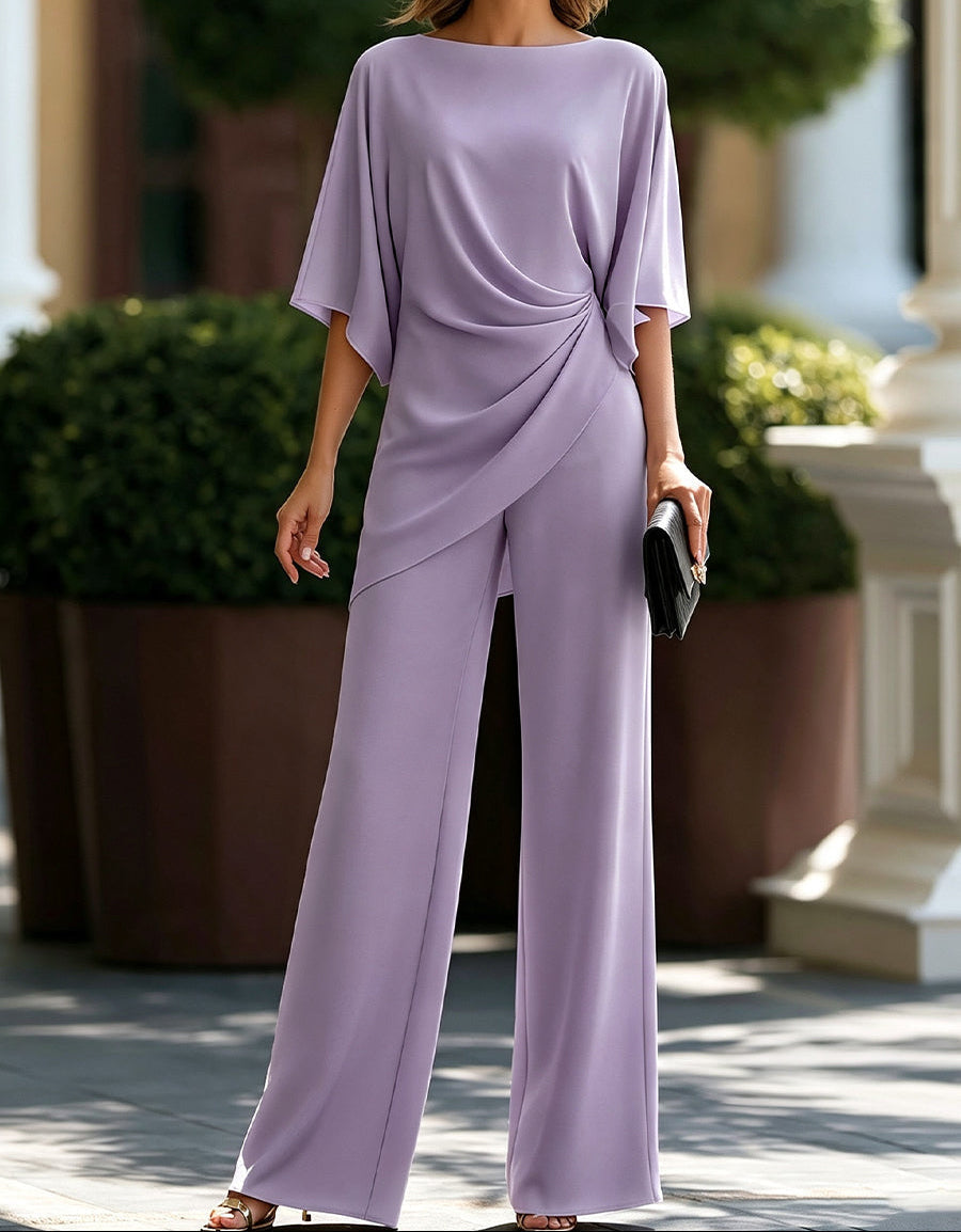 Zadie | Relaxed Draped Two Piece Pants Set