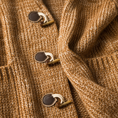 Aldren | Hooded Toggle Knit Cardigan