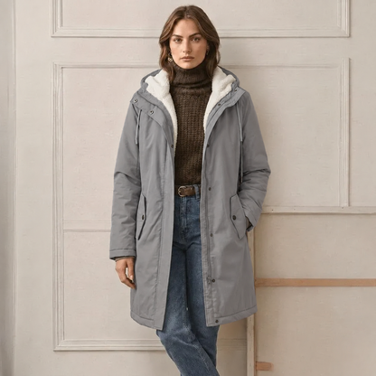 Fawn | Plush Lined Hooded Parka Coat