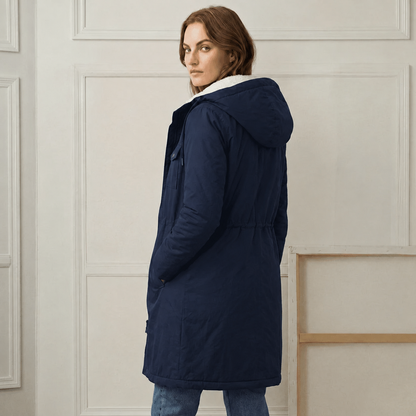 Fawn | Plush Lined Hooded Parka Coat