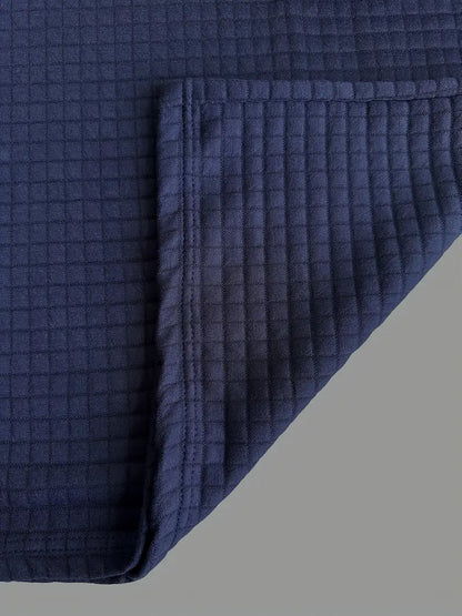 Zyvoren | Textured Long Sleeve Polo Shirt