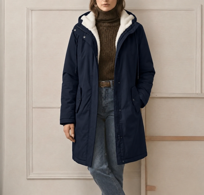 Fawn | Plush Lined Hooded Parka Coat
