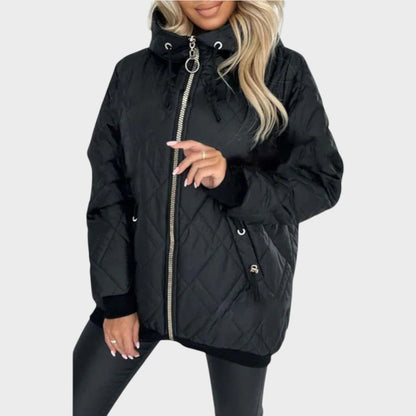 Belisent | Cozy High Collar Quilted Jacket