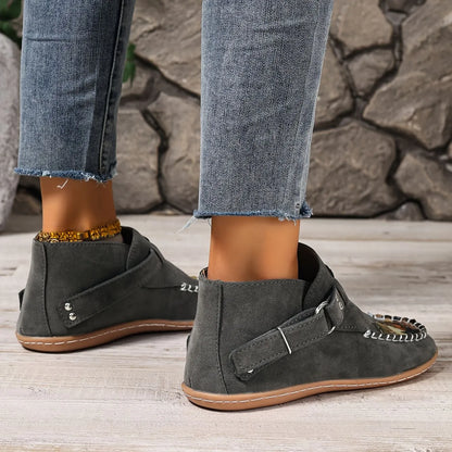 Flannery | Whimsical Cat Detail Casual Loafers