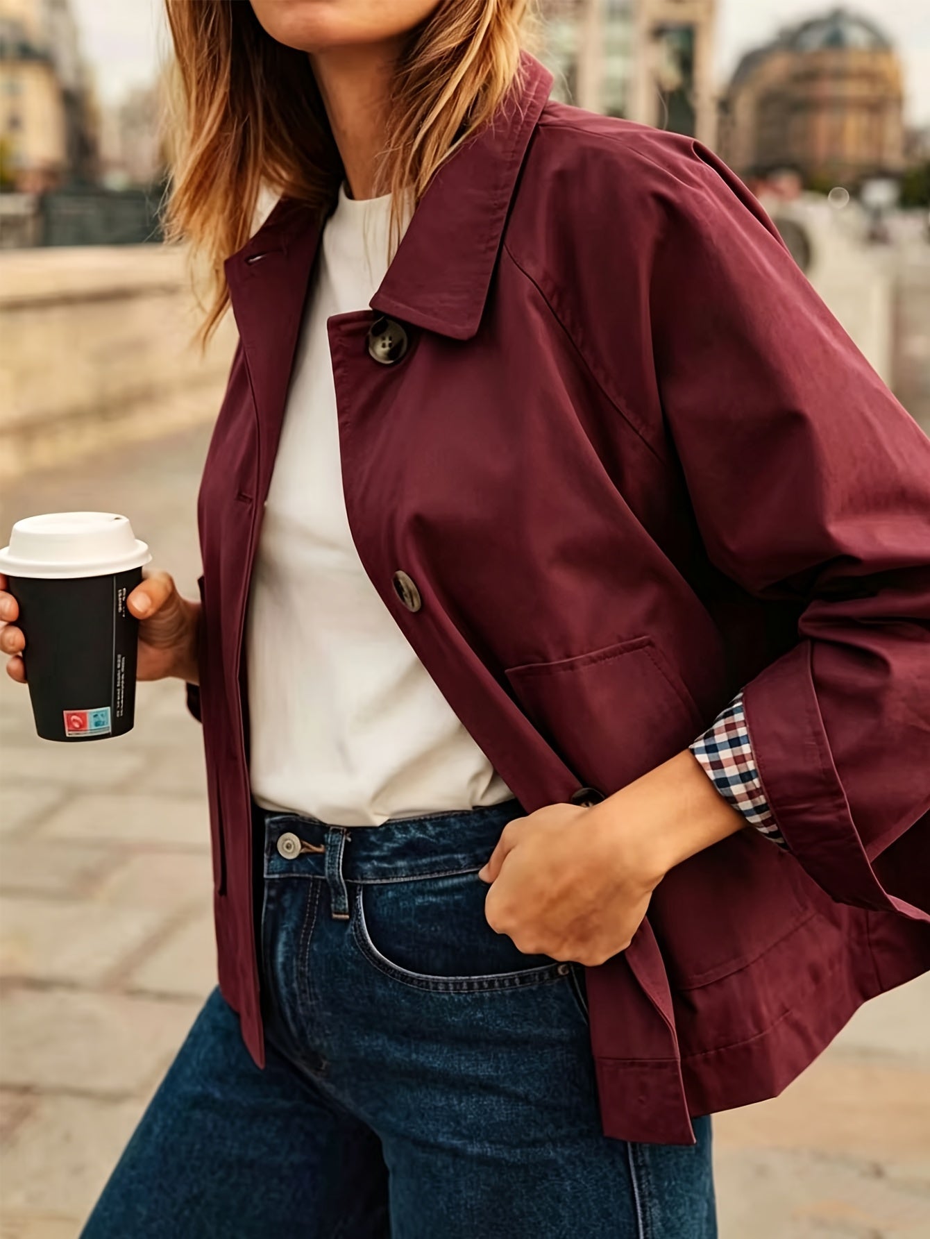 Hannelore | Relaxed Pocket Cotton Jacket