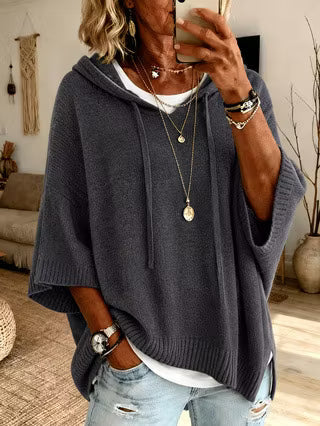 Hespera | Cozy Hooded Knit Sweater