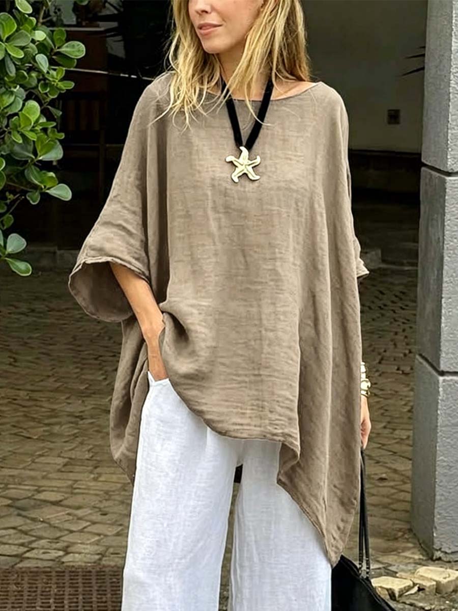 Maribel | Relaxed Oversized Tunic Blouse