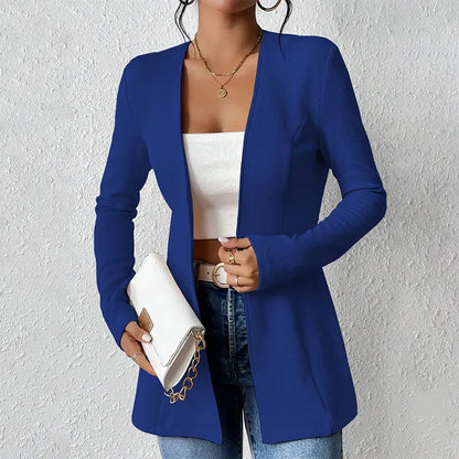 Wisteria | Tailored Open Neck Longline Blazer