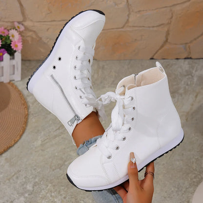 Shelby | Flexible Sole Lace Up Boots