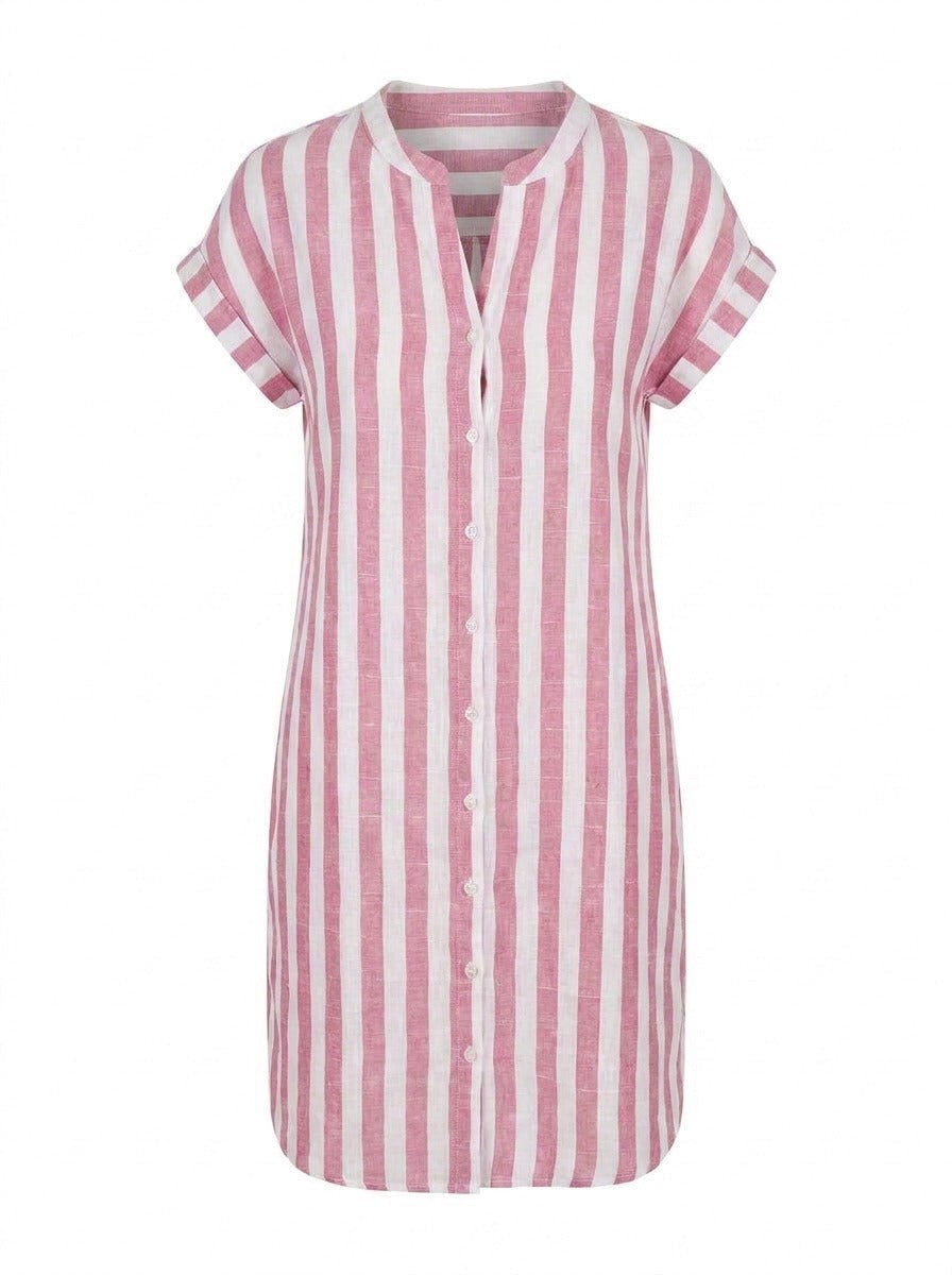 Ursaline | Casual Vertical Stripe Dress