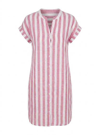 Ursaline | Casual Vertical Stripe Dress