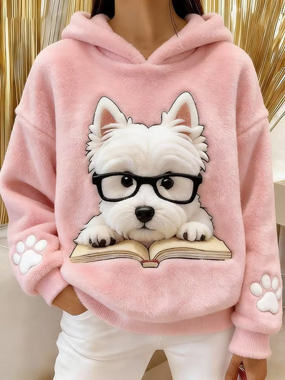 Yelena | Soft Touch Dog Graphic Hoodie