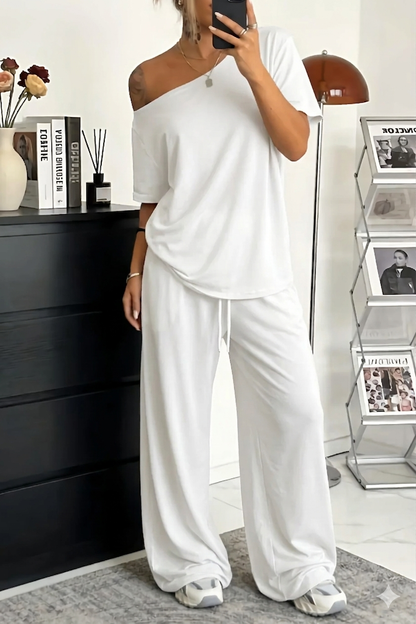 Amara | Casual Drawstring Lounge Two Piece Set