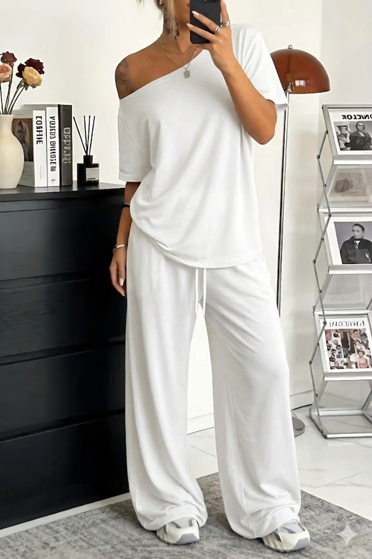 Amara | Casual Drawstring Lounge Two Piece Set