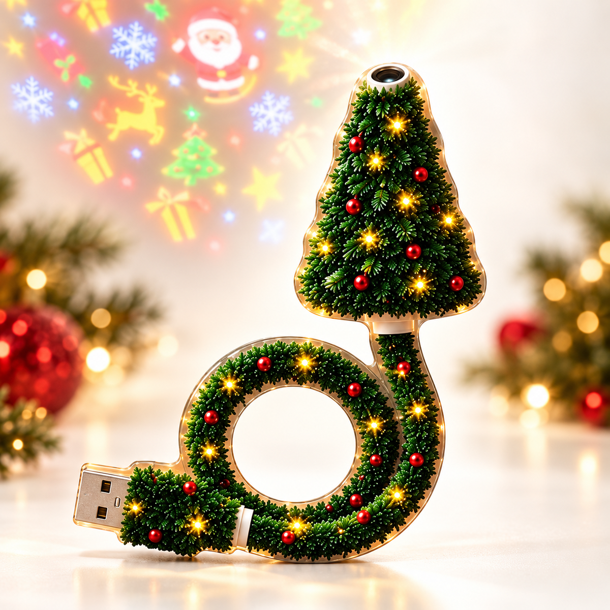 Yulena | Festive Christmas Pattern Projector Light