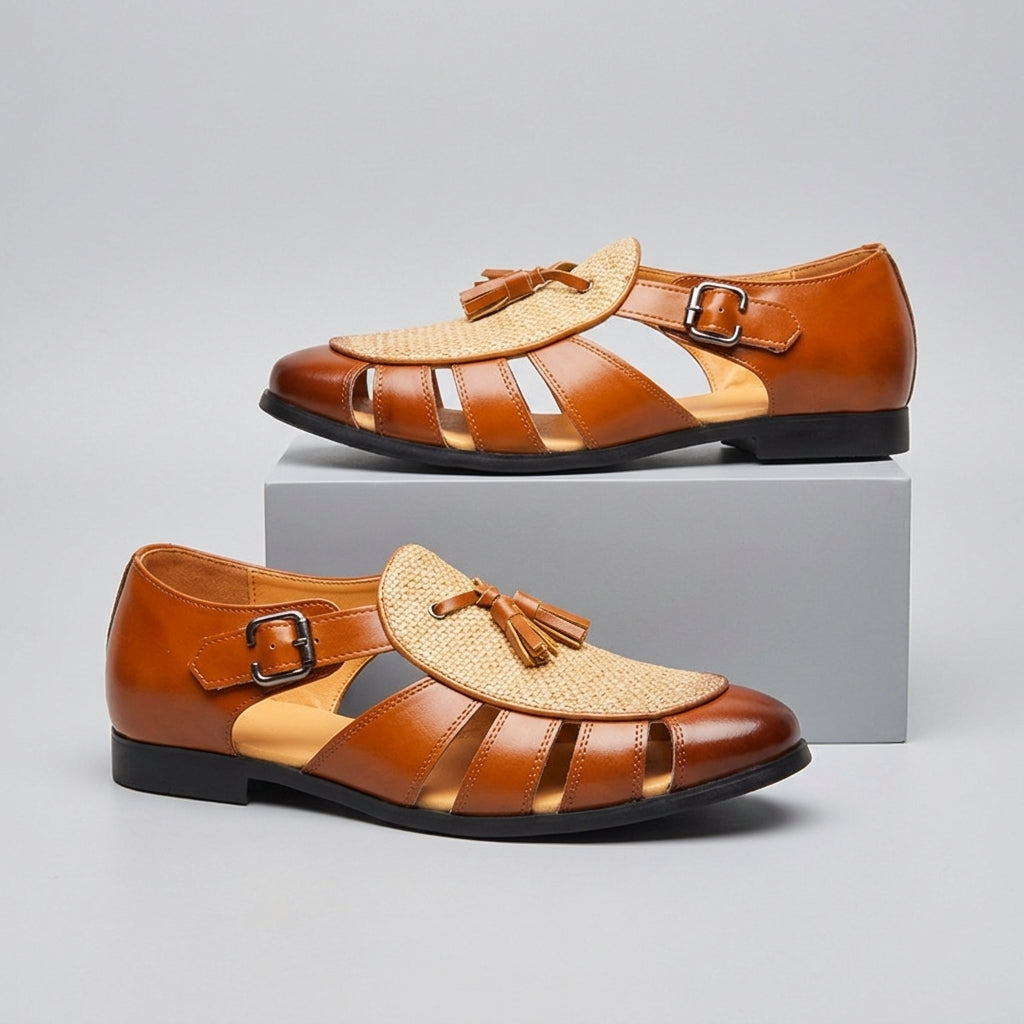 Armand | Woven Tassel Fisherman Sandals