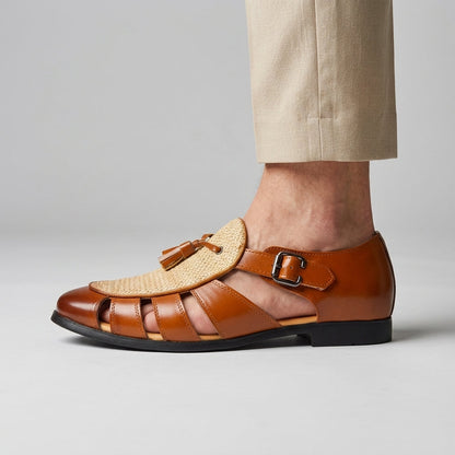 Armand | Woven Tassel Fisherman Sandals