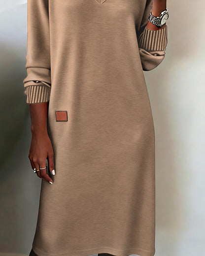 Delancey | Casual Long Sleeve Midi Dress