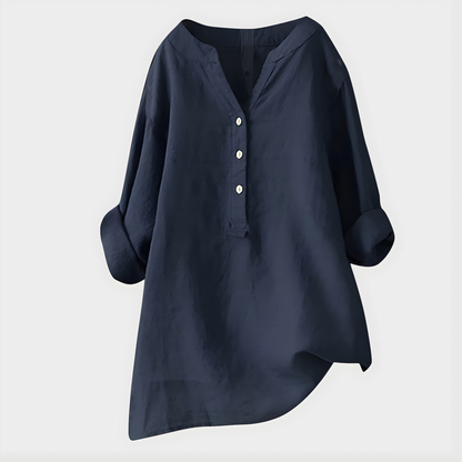 Calyndra | Loose Fit Long Sleeve Blouse