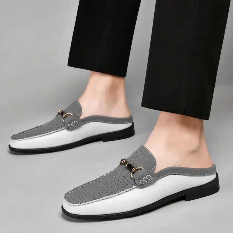 Merrion | Perforated Bit Detail Loafers