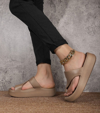 Averie | Cushioned Platform Slide Sandals