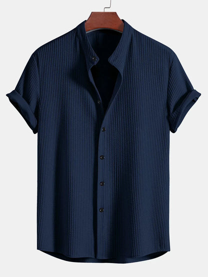 Rhett | Textured Short Sleeve Resort Shirt