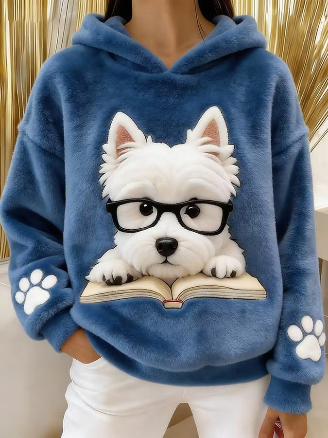 Yelena | Soft Touch Dog Graphic Hoodie