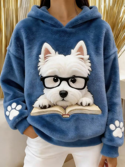 Yelena | Soft Touch Dog Graphic Hoodie