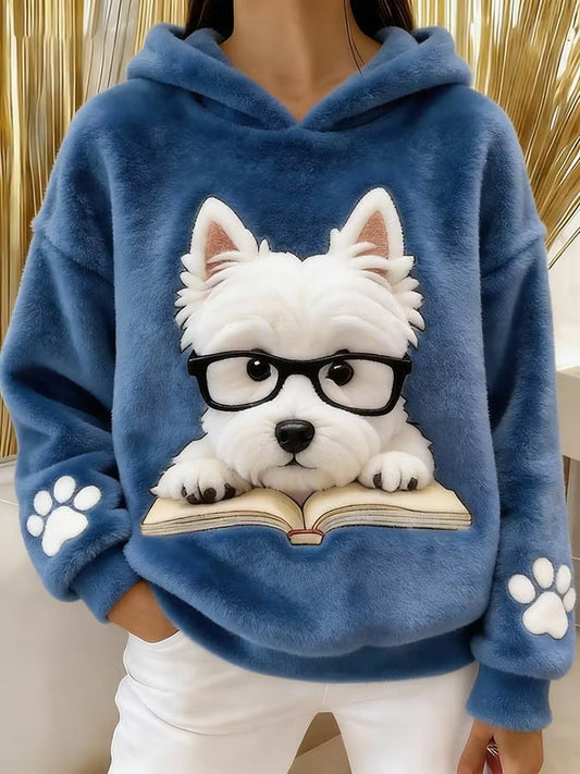 Yelena | Soft Touch Dog Graphic Hoodie
