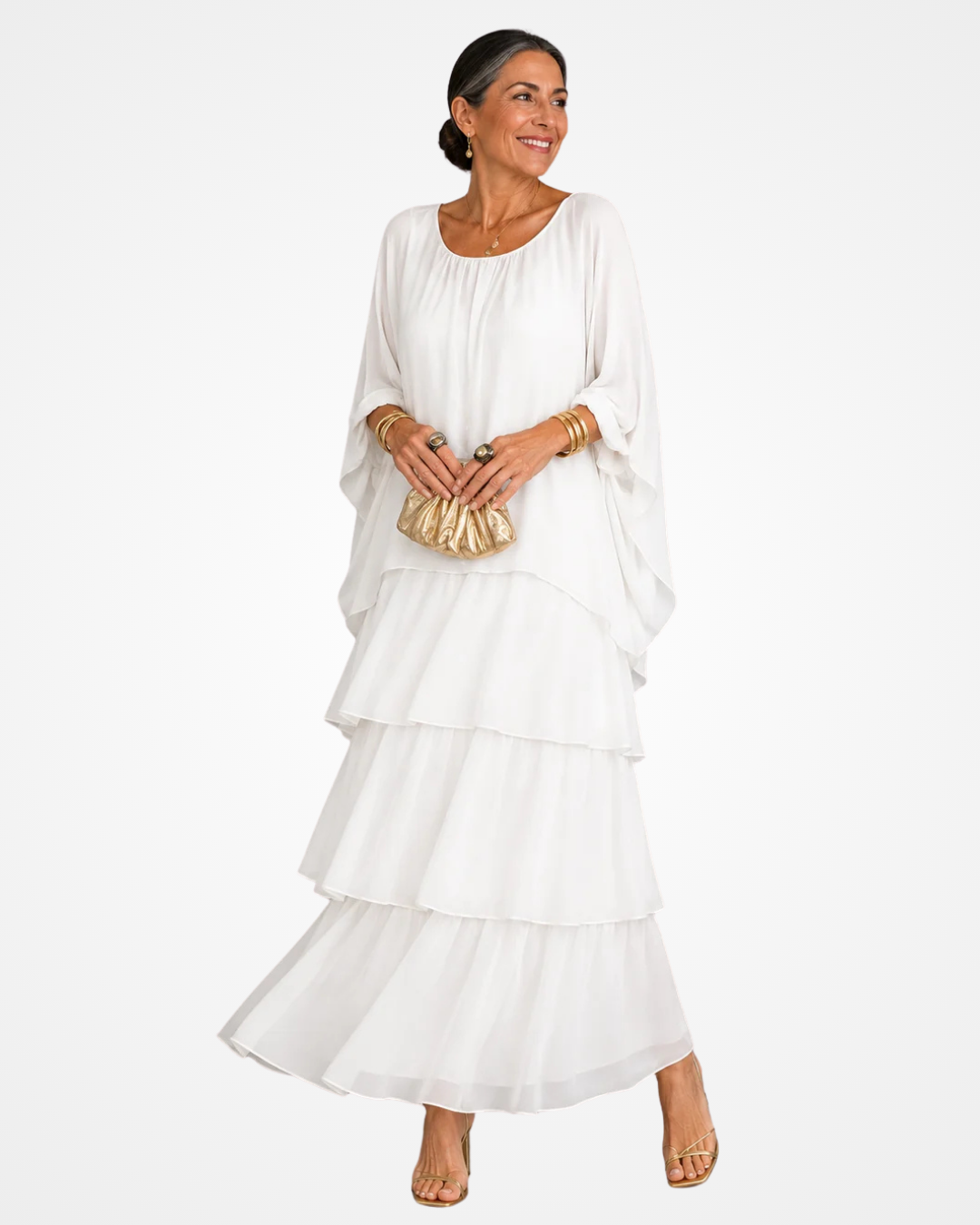 Xyloria | Flowing Tiered Maxi Dress