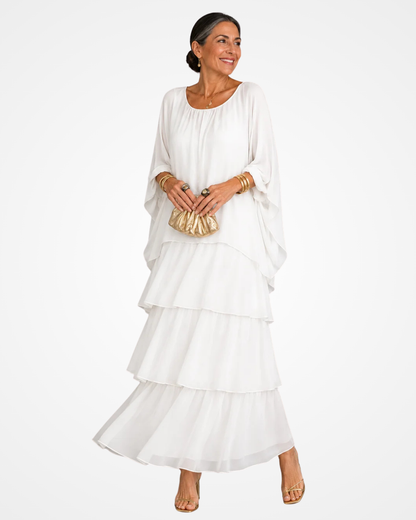 Xyloria | Flowing Tiered Maxi Dress