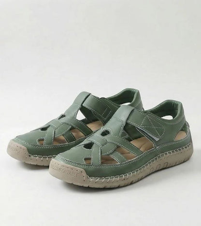 Zorabelle | Cutout Hook and Loop Walking Sandals