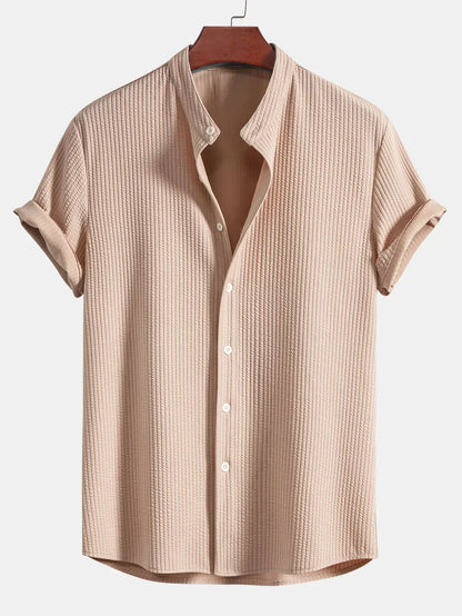 Rhett | Textured Short Sleeve Resort Shirt