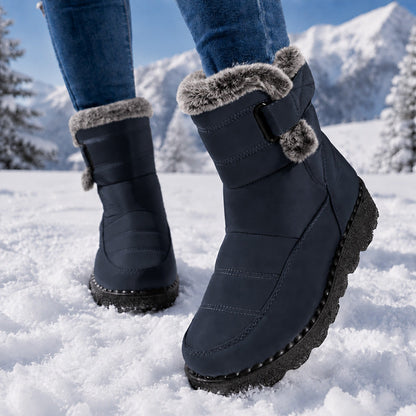 Zora | Plush Lined Buckle Winter Boots
