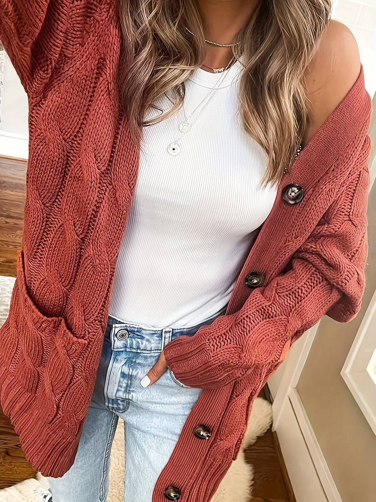 Ravelle | Soft Touch Button Cardigan
