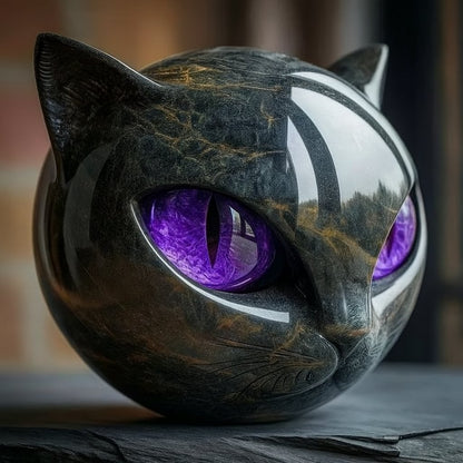 Pavielle | Elegant Cat Face Ornament