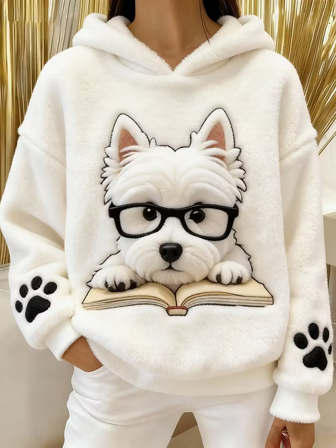 Yelena | Soft Touch Dog Graphic Hoodie