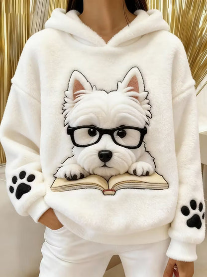 Yelena | Soft Touch Dog Graphic Hoodie