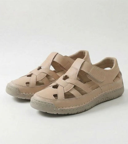 Zorabelle | Cutout Hook and Loop Walking Sandals