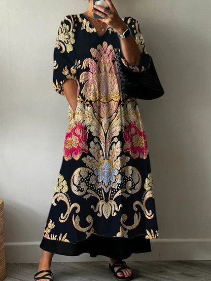Ivelisse | Decorative Print Everyday Dress