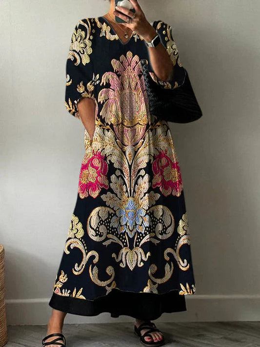 Ivelisse | Decorative Print Everyday Dress