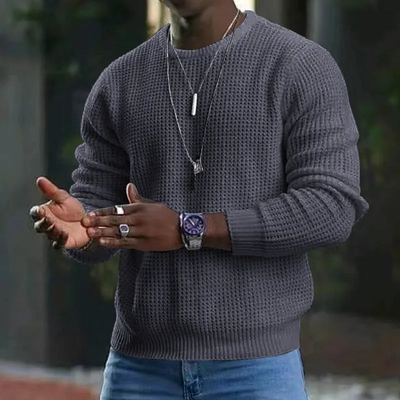 Wilfred | Textured Crew Neck Knit Sweater