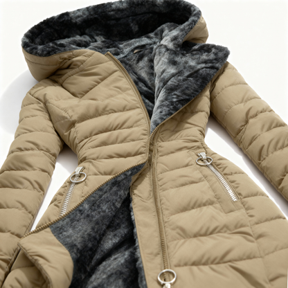Keely | Plush Lined Hooded Puffer Coat
