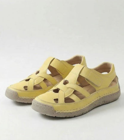 Zorabelle | Cutout Hook and Loop Walking Sandals
