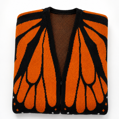 Lumessa | Butterfly Pattern Knit Cardigan