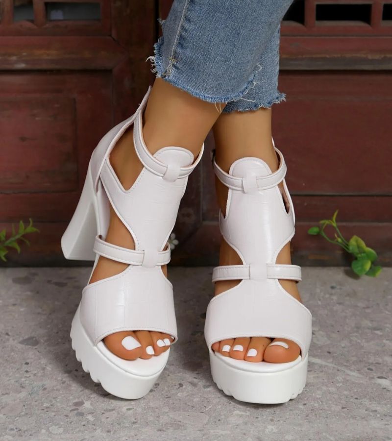 Zaretta | Bold Platform Evening Sandals