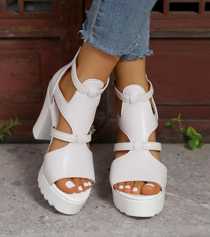 Zaretta | Bold Platform Evening Sandals
