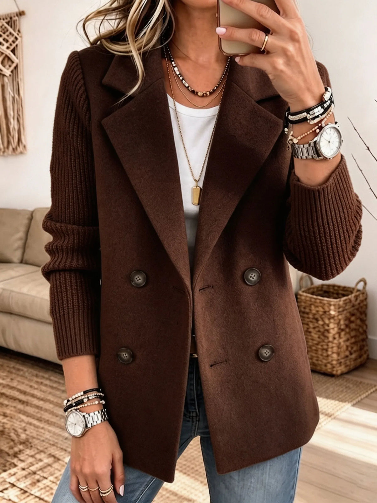 Arietta | Tailored Double Breasted Blazer